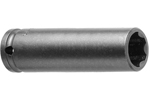 1/2'' Square Drive Sockets, Metric, Surface Drive, Extra Long Length