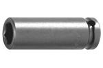 1/4'' Square Drive Sockets, SAE, 6 Point and Double Hex, Long Length