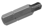 Apex 1/4'' Hex Insert Torq-Set Bits with Anti-Camout ACR Ribs
