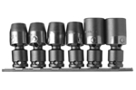 1/2'' Square Drive Universal Wrench Set, SAE, 6 Point