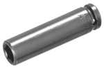 5/8'' Square Drive Sockets, SAE, Surface Drive, 6 Point, Extra Long Length