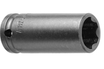 5/8'' Square Drive Sockets, SAE, Surface Drive and Fast Lead, Thin Wall, 6 Point, Extra Long Length