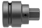 Apex 1'' Female Square Drive Hex-Allen Bits (Metric)