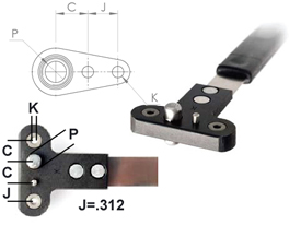 NPJ518NAS-D-A6 Single Wing Standard Nut Plate Jig (SWS)