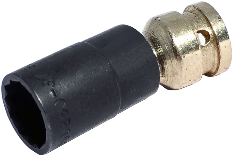 USD25037 3/8'' 12Point Low Profile Swivel Socket, 1/4'' Square Drive